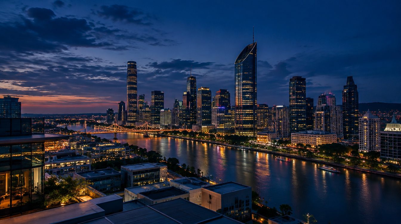 Industrial warehouse estate, Brisbane